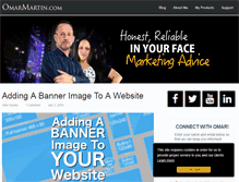 Tablet Screenshot of omar-martin.com